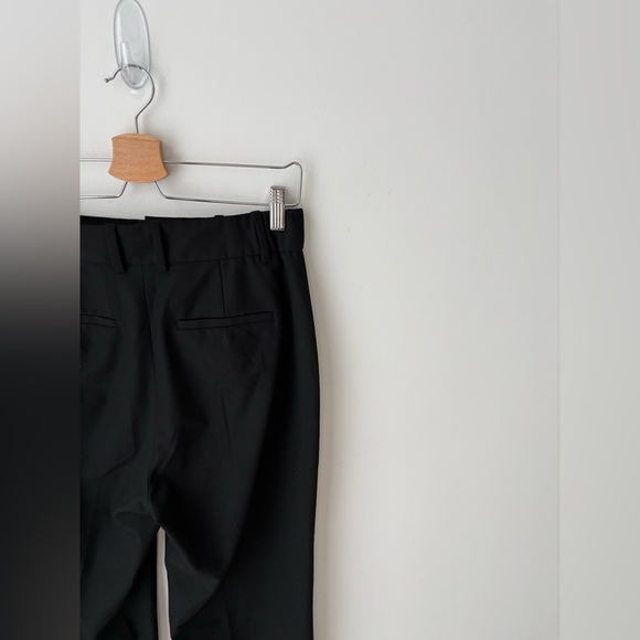 Babaton Atelier Black Tailored Trousers Size 8 High Rise Straight Leg Work Pants - Picture 7 of 11